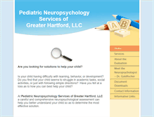 Tablet Screenshot of pedineuropsych.com